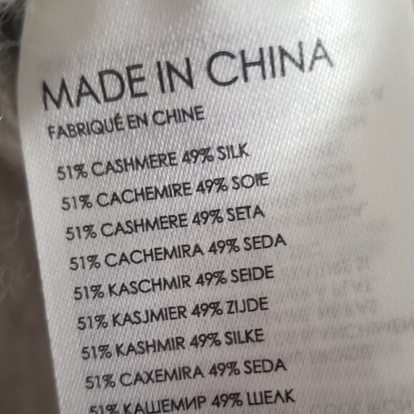 Club Monaco Wool Silk Women's Brown Oversized Sweater Sz XXS - Picture 3 of 5